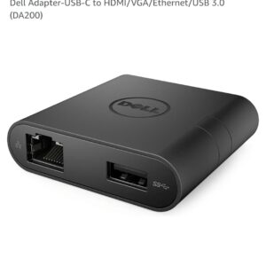 Dell USB-C to HDMI / VGA / Ethernet / USB 3.0 Adapter